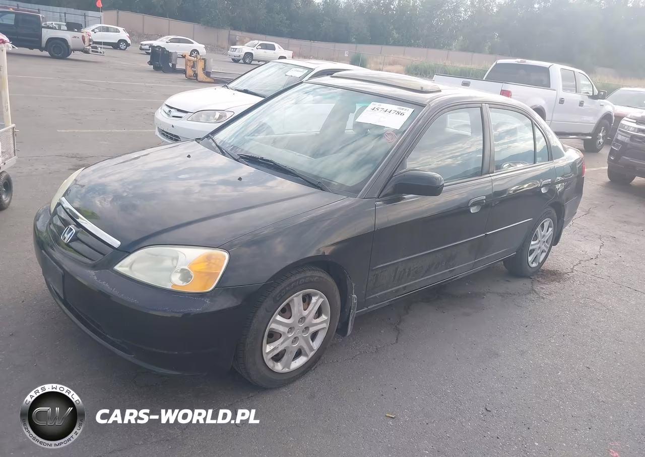 2003 Honda Civic Ex VIN:2HGES25763H563931 - 2