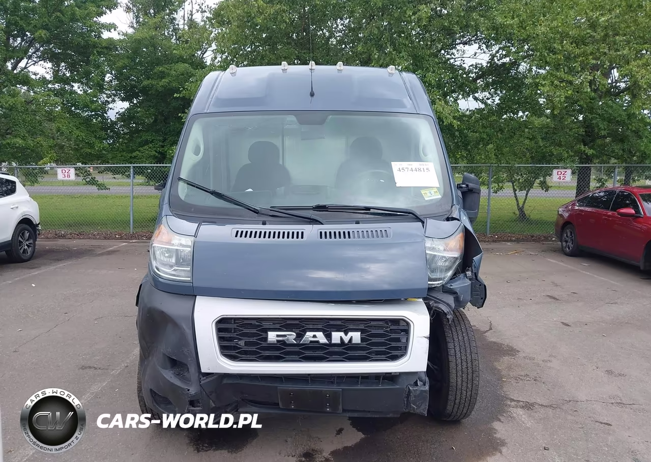 2020 Ram Promaster 3500 Cargo Van High Roof 159 Wb Ext VIN:3C6URVJGXLE128488 - 12