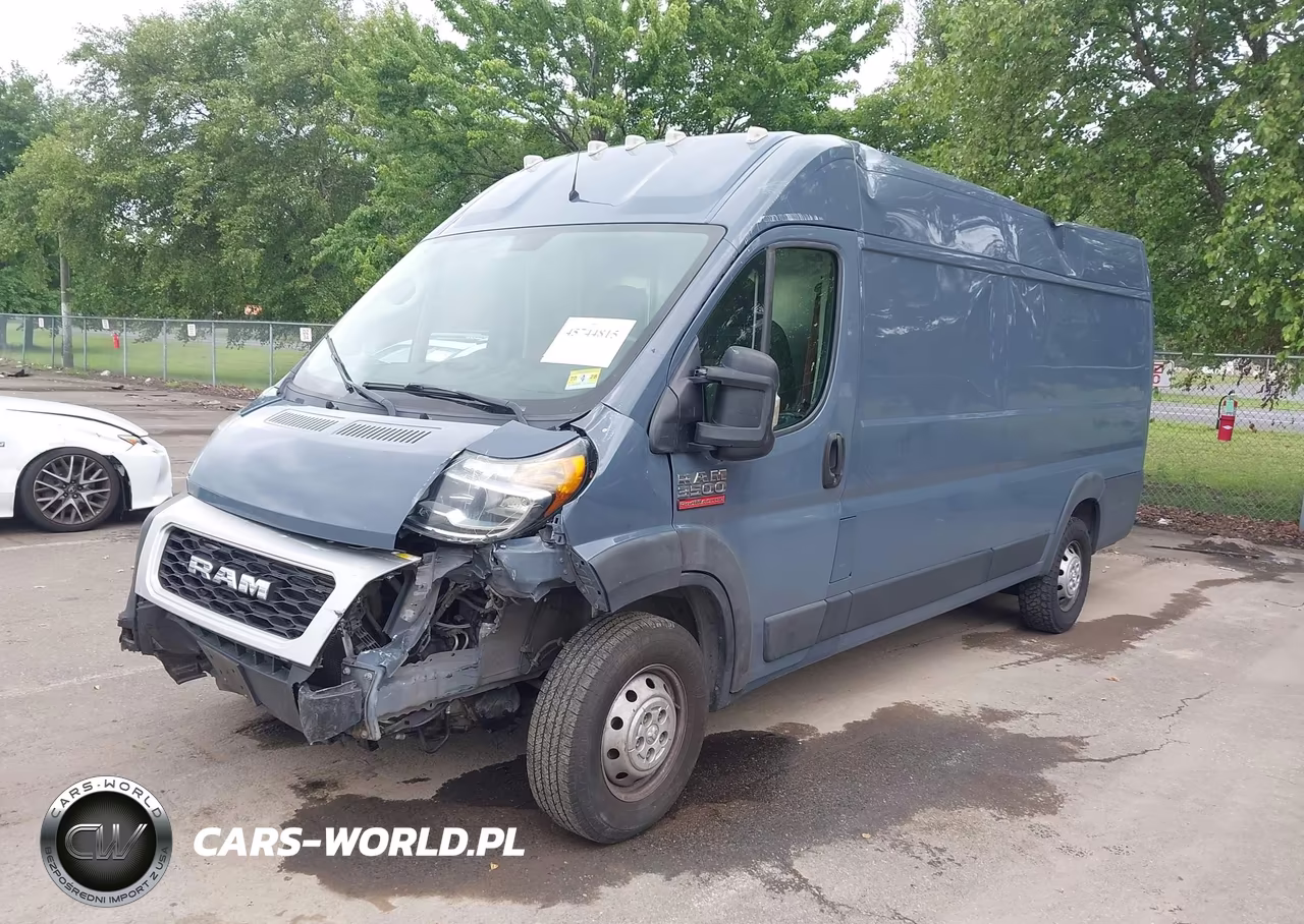 2020 Ram Promaster 3500 Cargo Van High Roof 159 Wb Ext VIN:3C6URVJGXLE128488 - 2