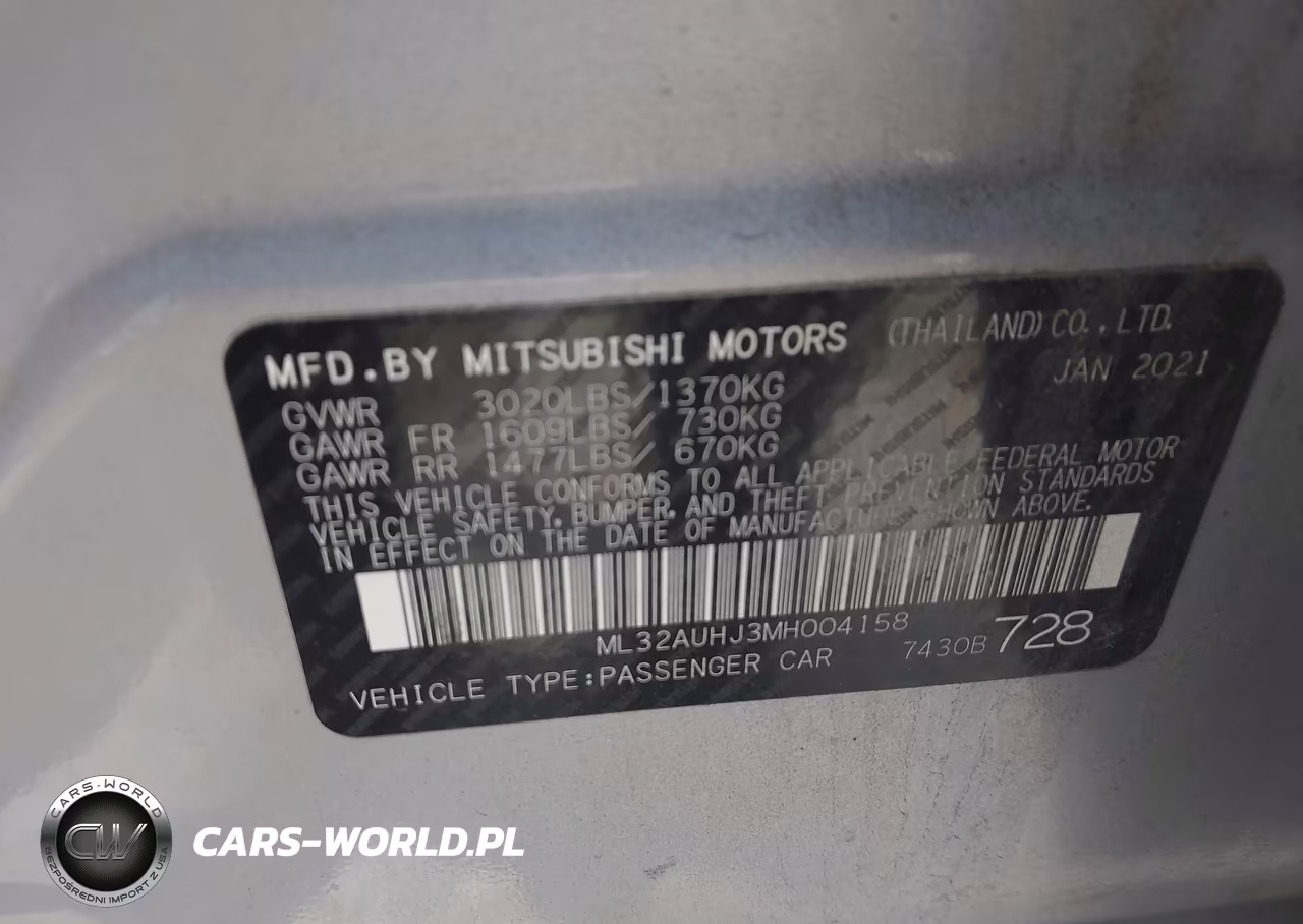 2021 Mitsubishi Mirage Carbonite Edition-Es-Le VIN:ML32AUHJ3MH004158 - 9
