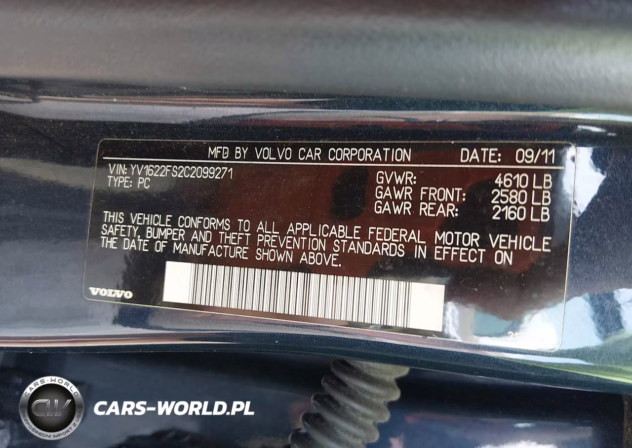 2012 Volvo S60 T5 VIN:YV1622FS2C2099271 - 9