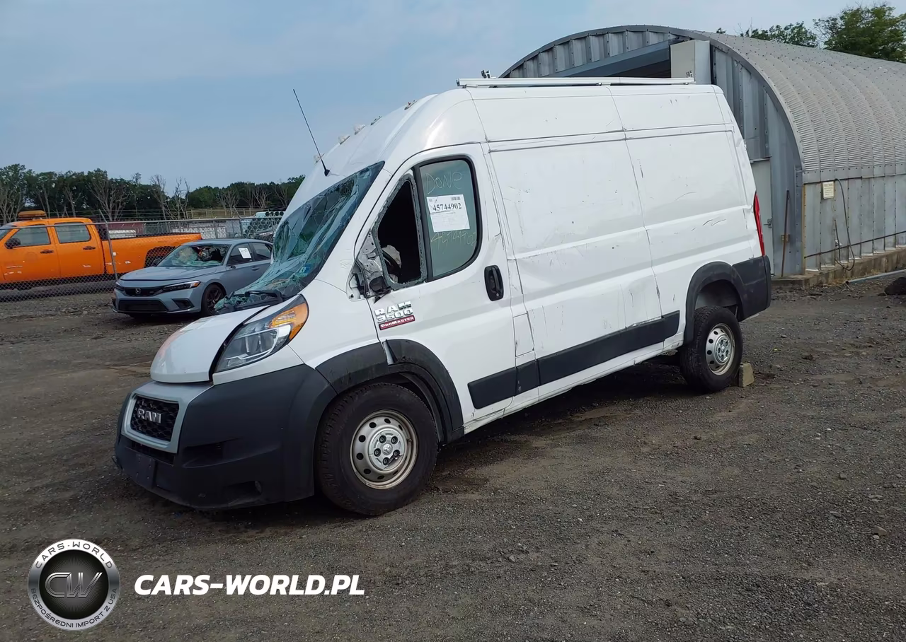 2021 Ram Promaster 3500 VIN:3C6MRVXG2ME537495 - 2