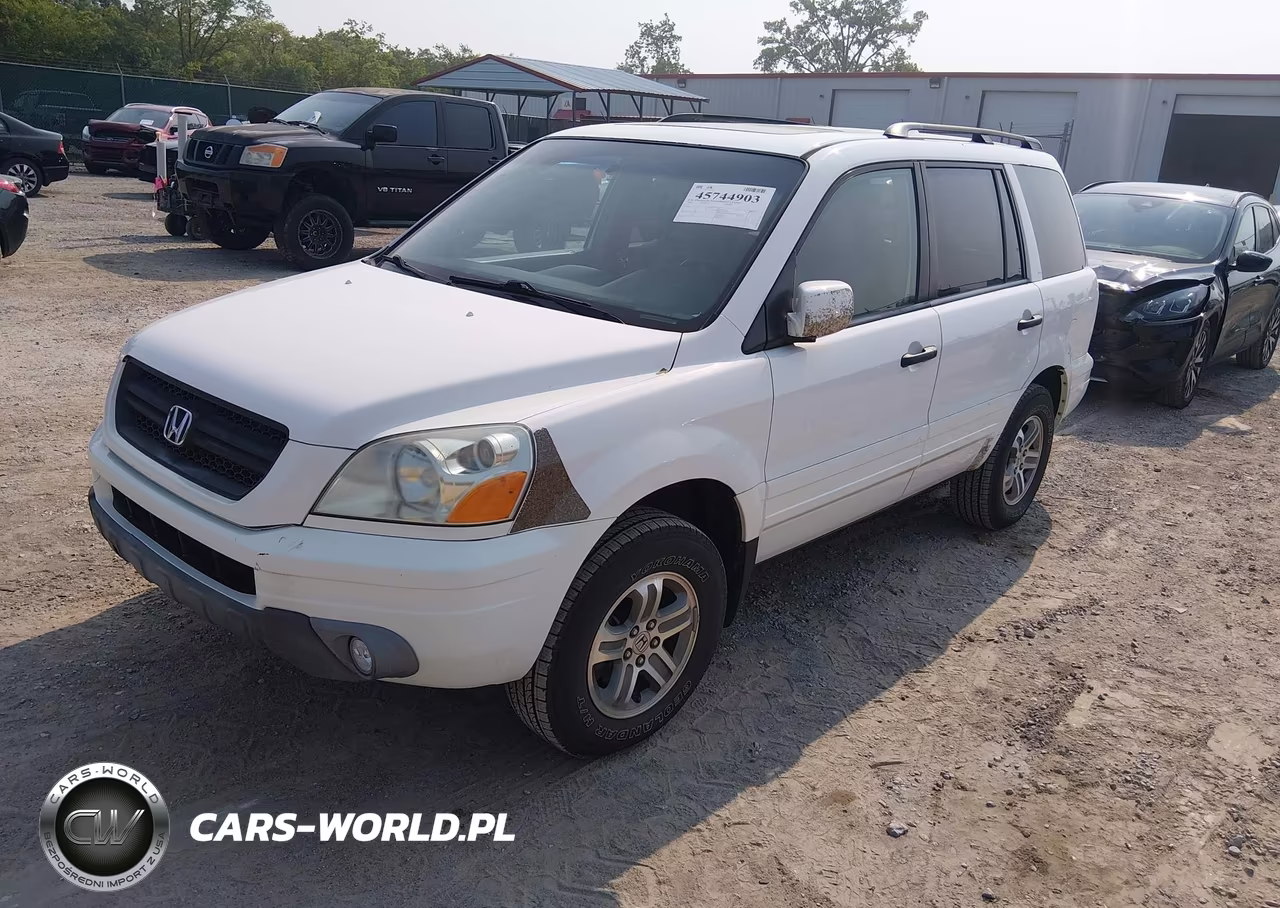 2005 Honda Pilot Ex-L VIN:2HKYF18655H516560 - 2