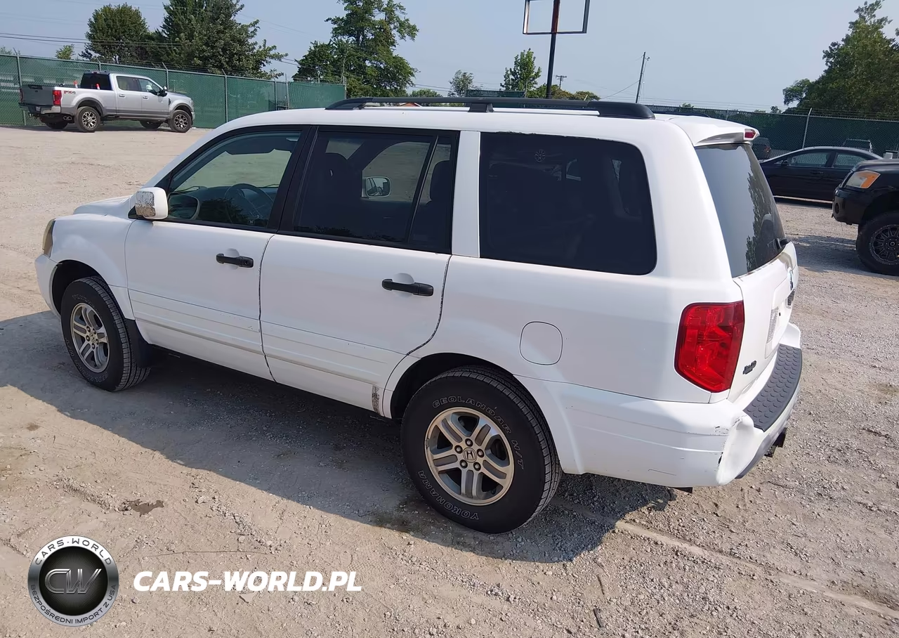 2005 Honda Pilot Ex-L VIN:2HKYF18655H516560 - 3