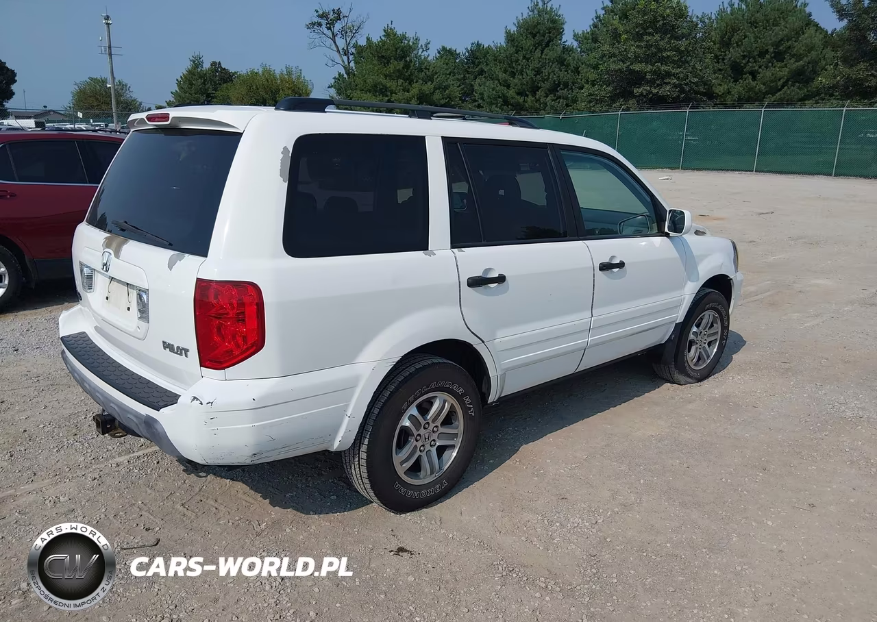 2005 Honda Pilot Ex-L VIN:2HKYF18655H516560 - 4