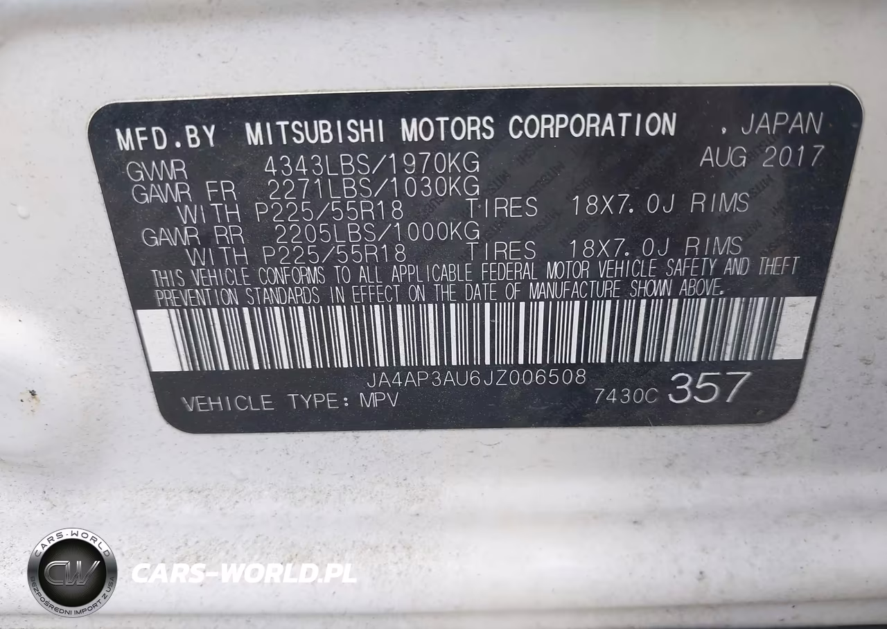 2018 Mitsubishi Outlander Sport 2.0 Es VIN:JA4AP3AU6JZ006508 - 9