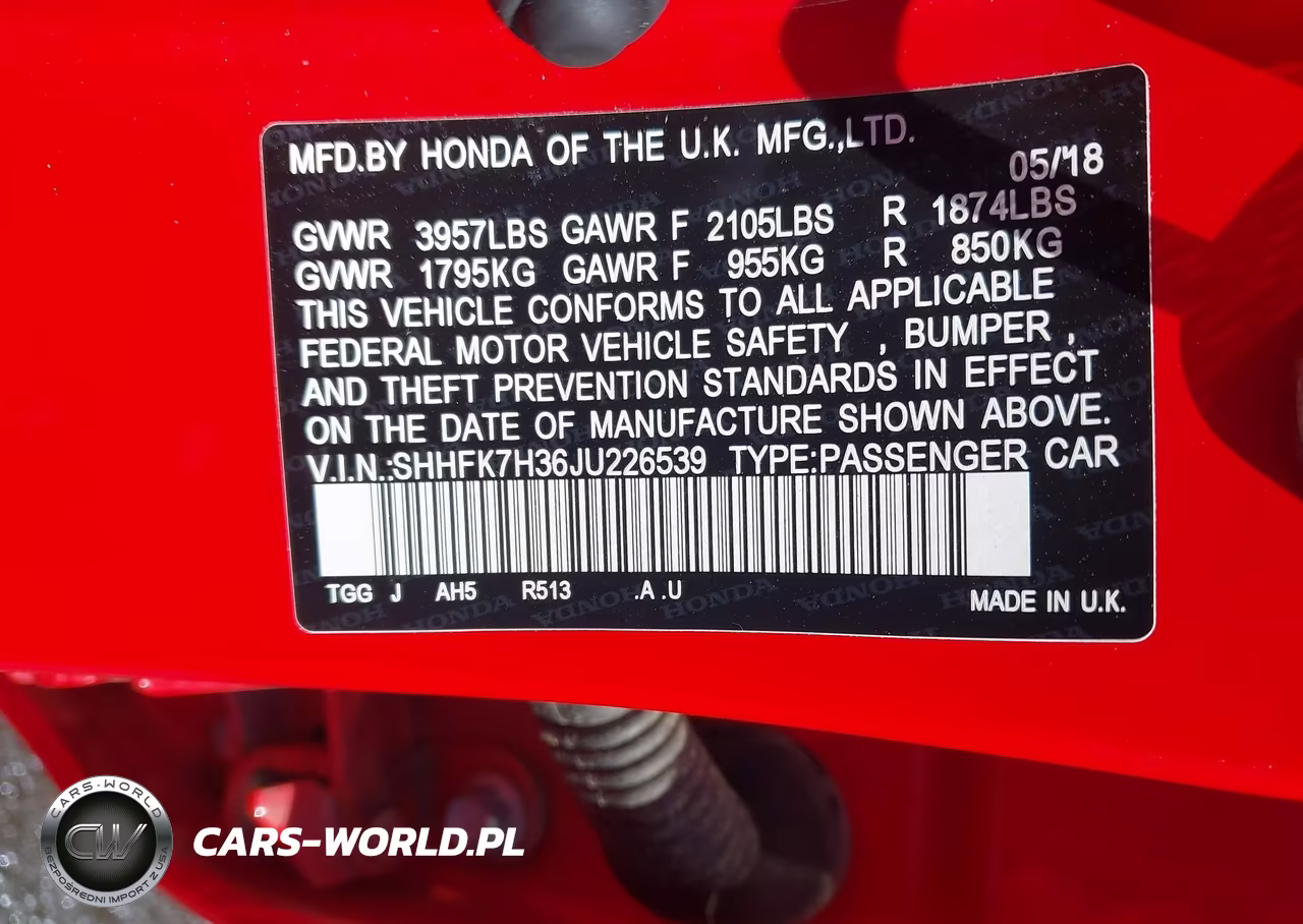 2018 Honda Civic Lx VIN:SHHFK7H36JU226539 - 9
