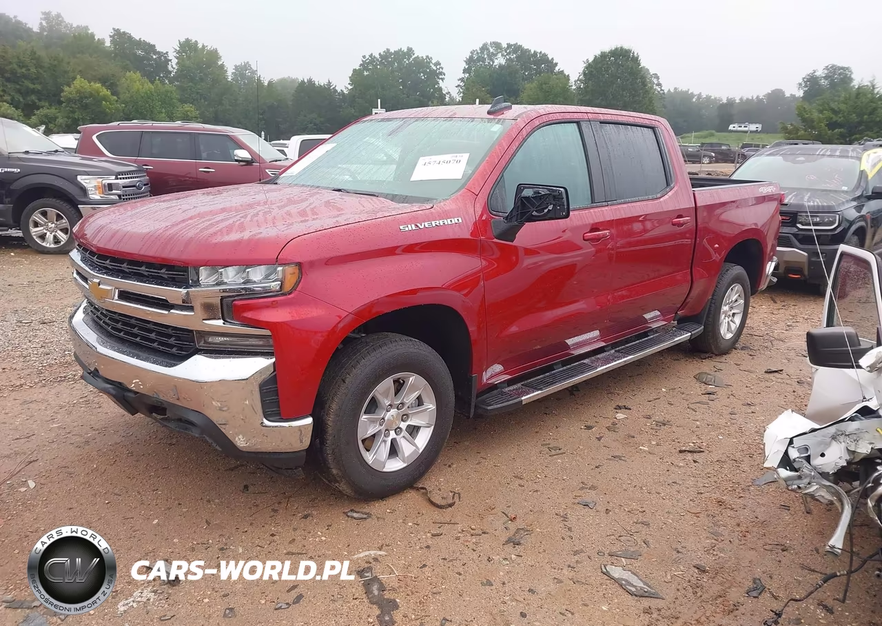 2021 Chevrolet Silverado 1500 4Wd Short Bed Lt VIN:3GCUYDED6MG411241 - 2