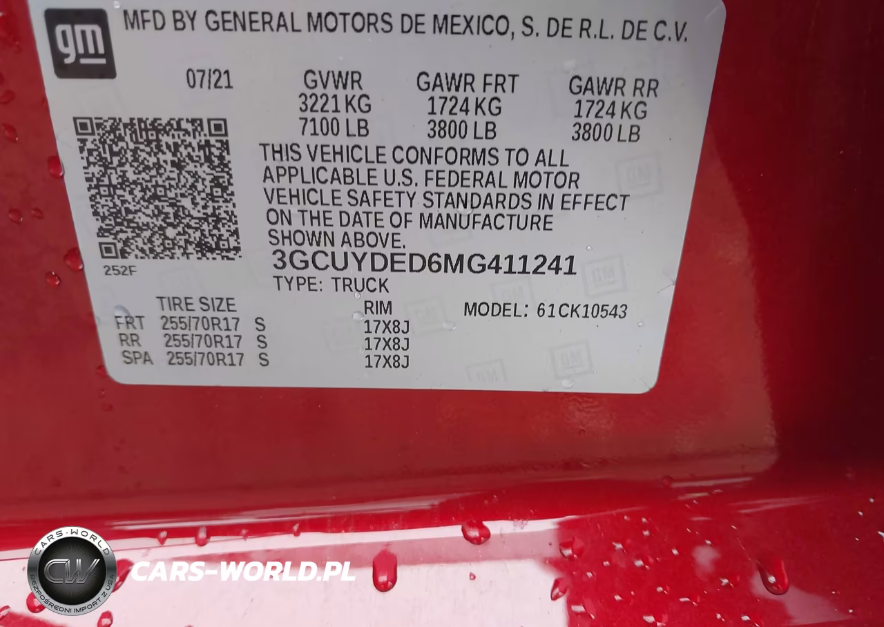 2021 Chevrolet Silverado 1500 4Wd Short Bed Lt VIN:3GCUYDED6MG411241 - 9