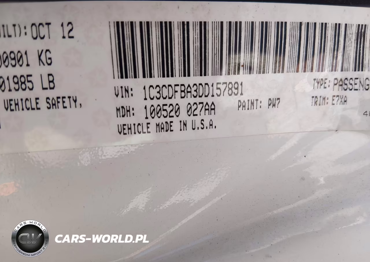 2013 Dodge Dart Sxt VIN:1C3CDFBA3DD157891 - 9