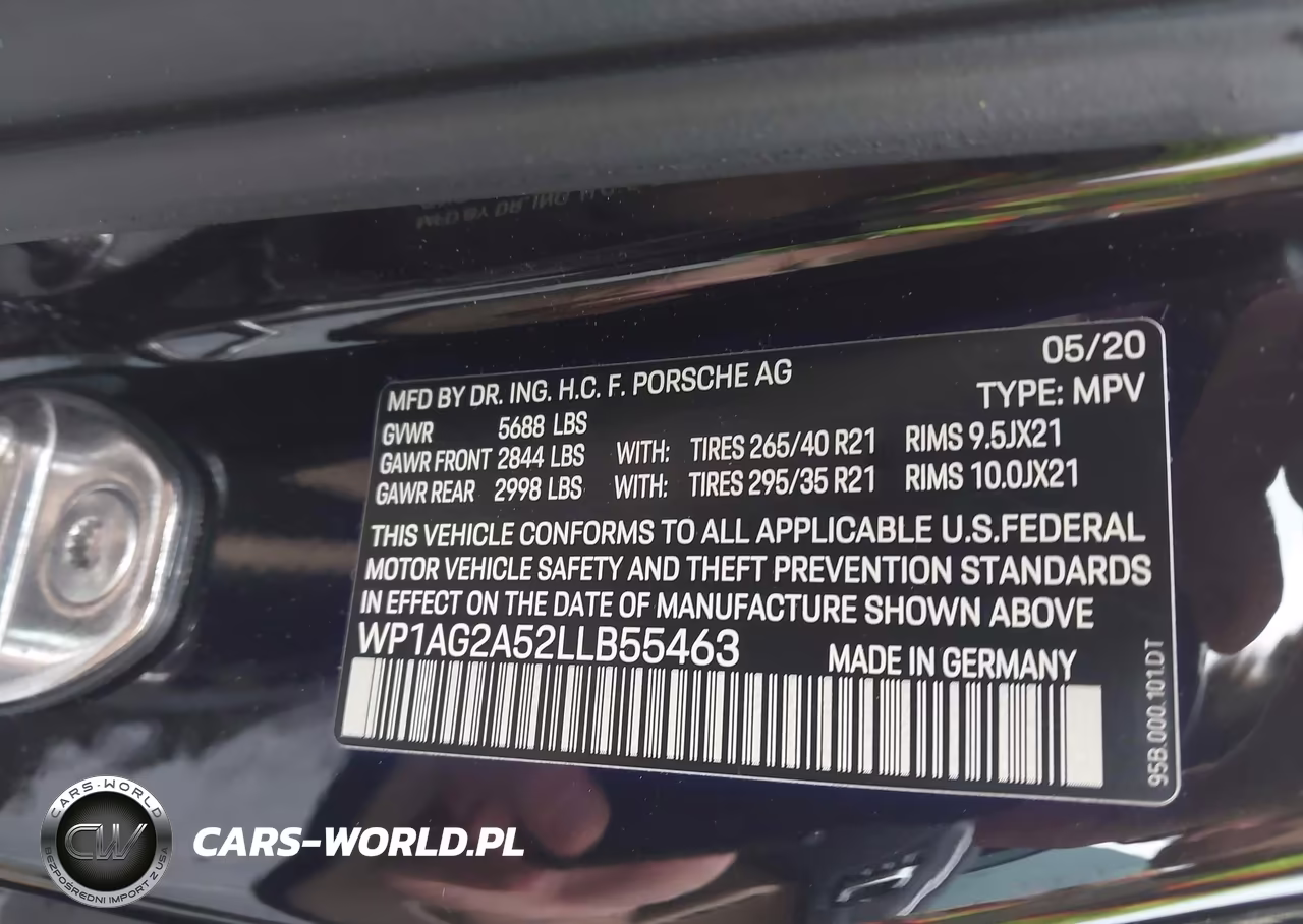 2020 Porsche Macan Gts VIN:WP1AG2A52LLB55463 - 9