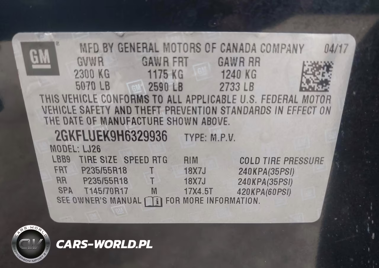 2017 GMC Terrain Slt VIN:2GKFLUEK9H6329936 - 9