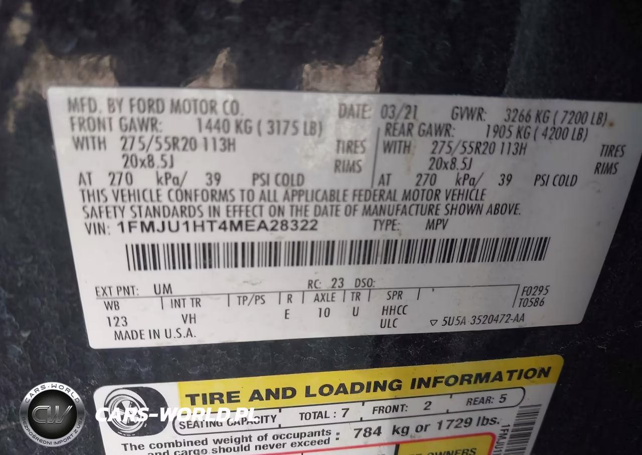 2021 Ford Expedition Xlt VIN:1FMJU1HT4MEA28322 - 9