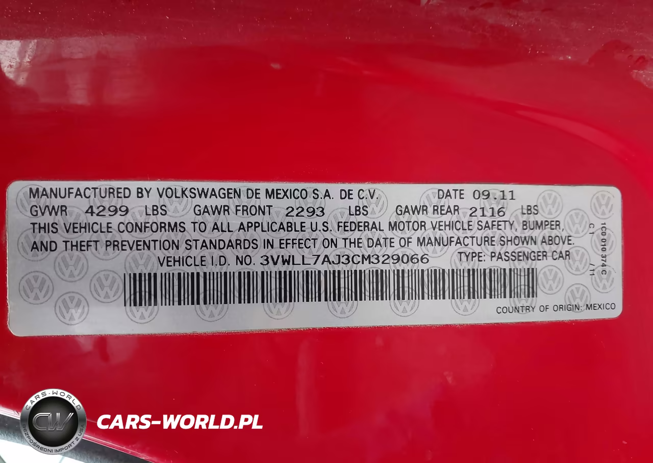 2012 Volkswagen Jetta 2.0L Tdi VIN:3VWLL7AJ3CM329066 - 9