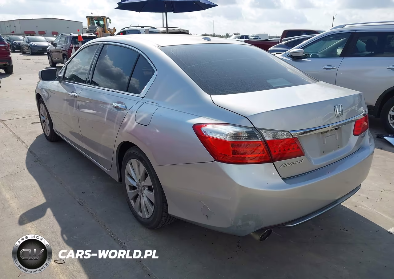 2014 Honda Accord Ex-L V-6 VIN:1HGCR3F87EA013395 - 3