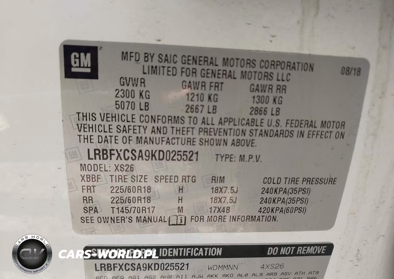 2019 Buick Envision Fwd Essence VIN:LRBFXCSA9KD025521 - 9