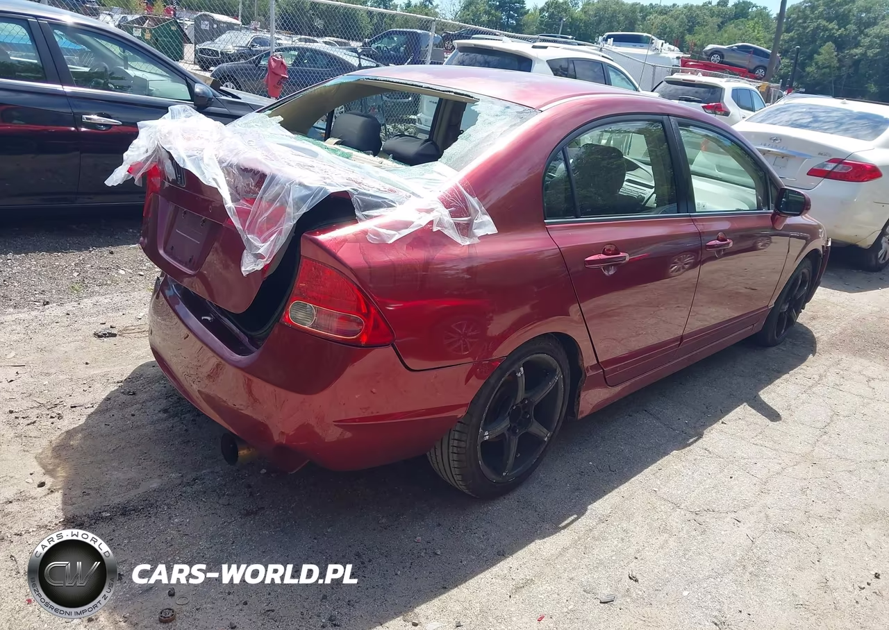 2008 Honda Civic Lx VIN:2HGFA15528H520727 - 4