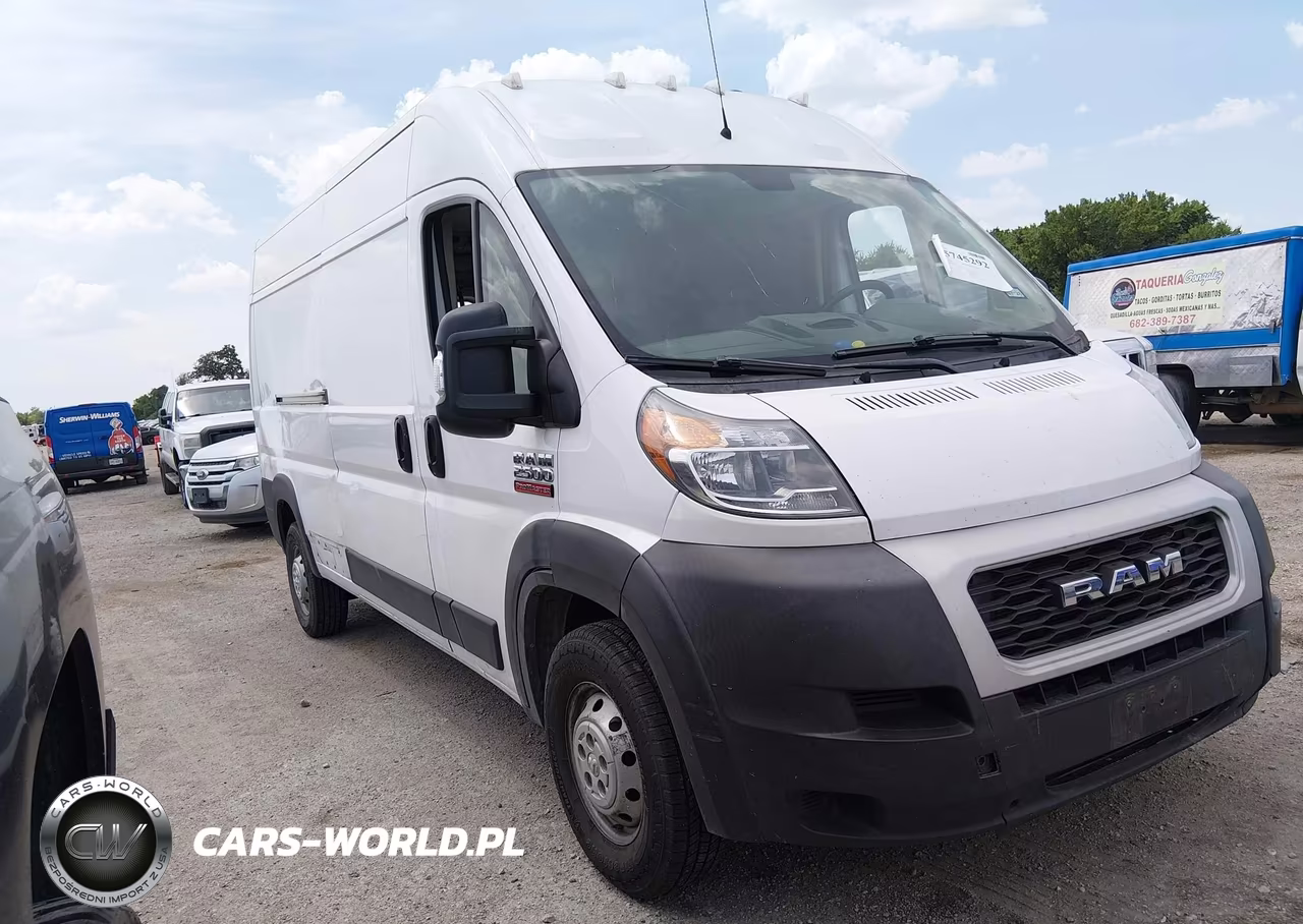 2019 Ram Promaster 2500 High Roof 159 Wb VIN:3C6TRVDG3KE526728 - 1
