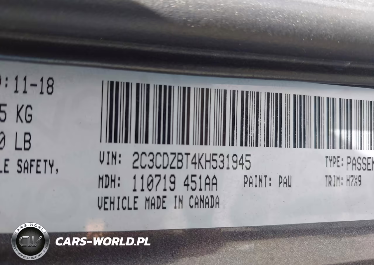 2019 Dodge Challenger R-T VIN:2C3CDZBT4KH531945 - 9