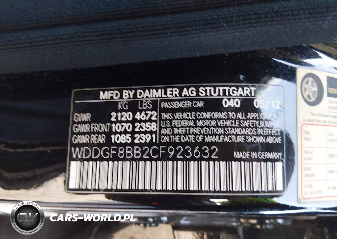 2012 Mercedes-Benz C 300 Sport 4Matic VIN:WDDGF8BB2CF923632 - 9