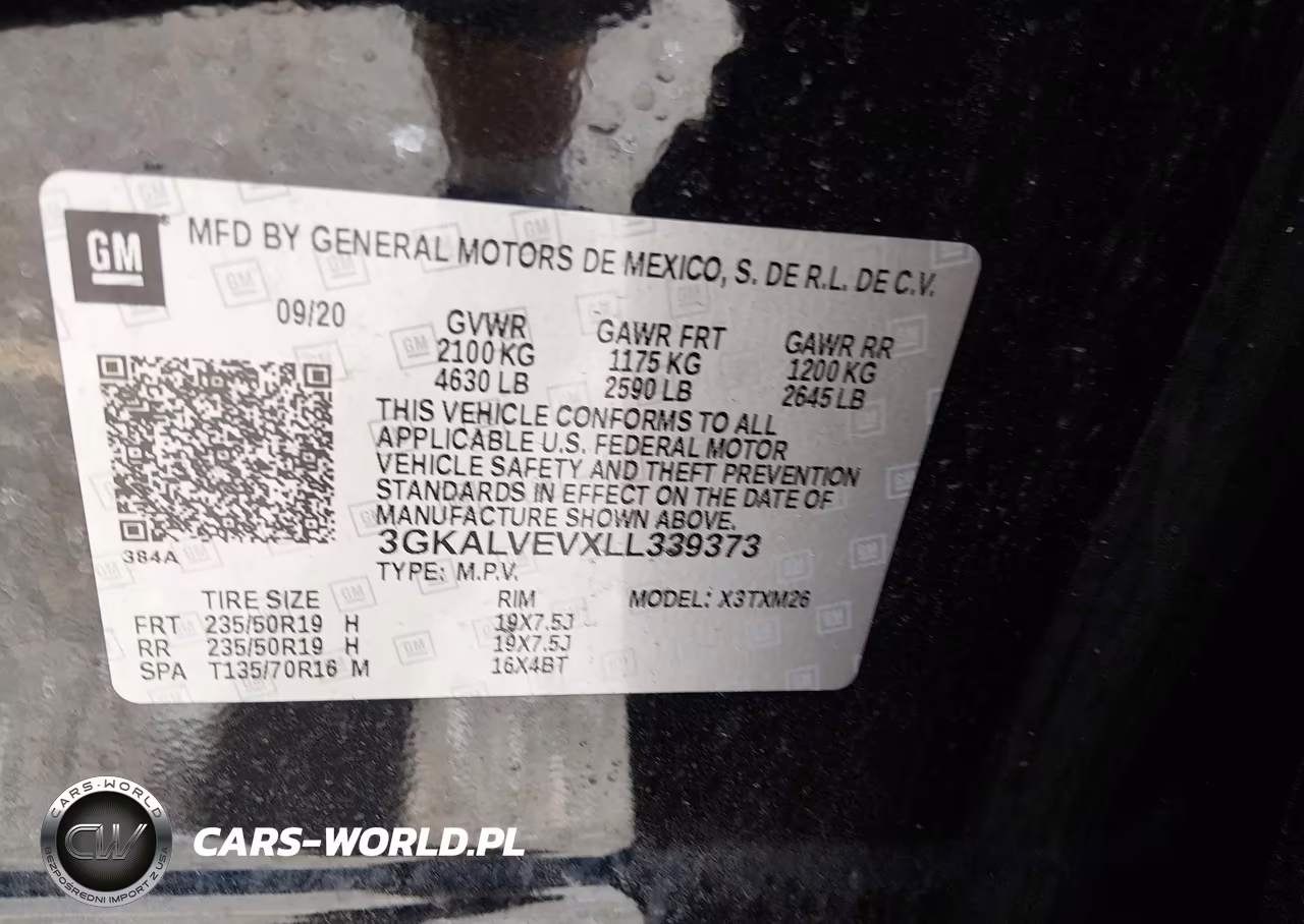 2020 GMC Terrain Awd Slt VIN:3GKALVEVXLL339373 - 9