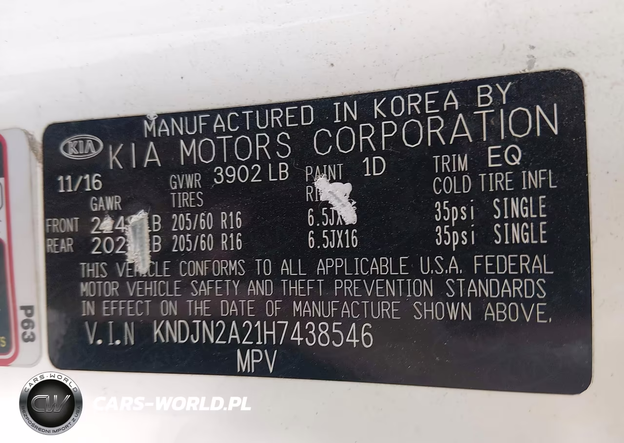 2017 Kia Soul VIN:KNDJN2A21H7438546 - 9