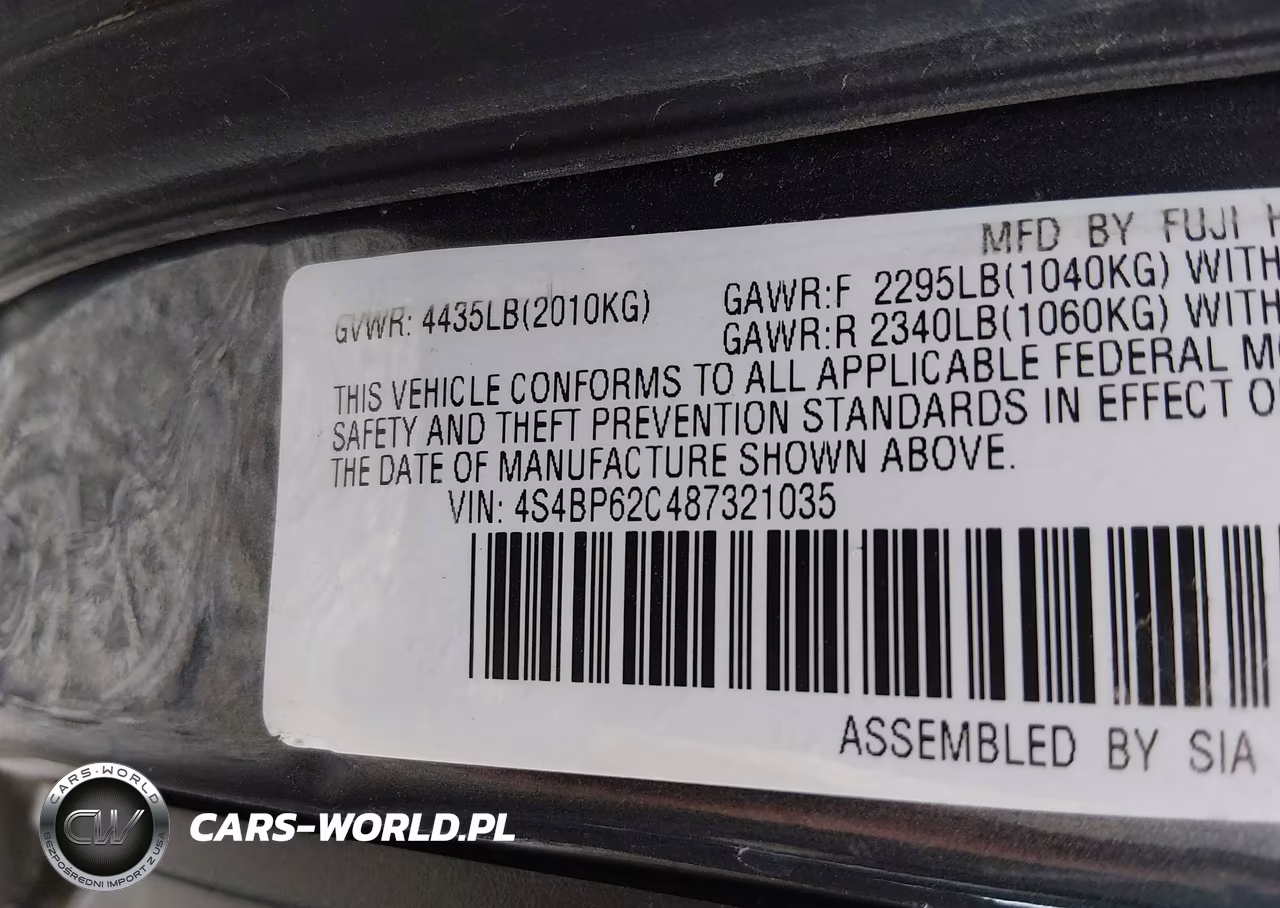2008 Subaru Outback 2.5I Limited-2.5I Limited L.l. Bean Edition VIN:4S4BP62C487321035 - 9