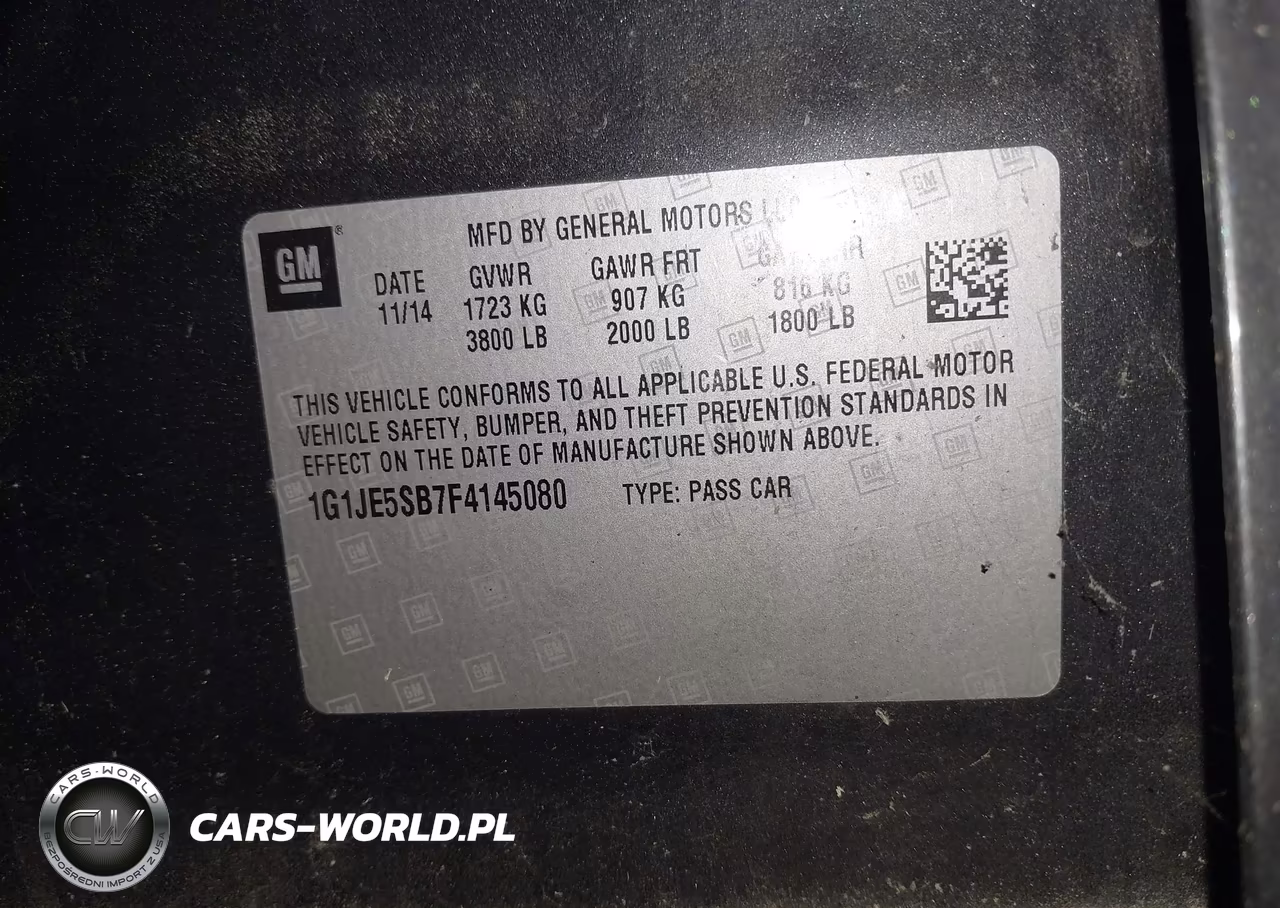 2015 Chevrolet Sonic Ltz Auto VIN:1G1JE5SB7F4145080 - 9