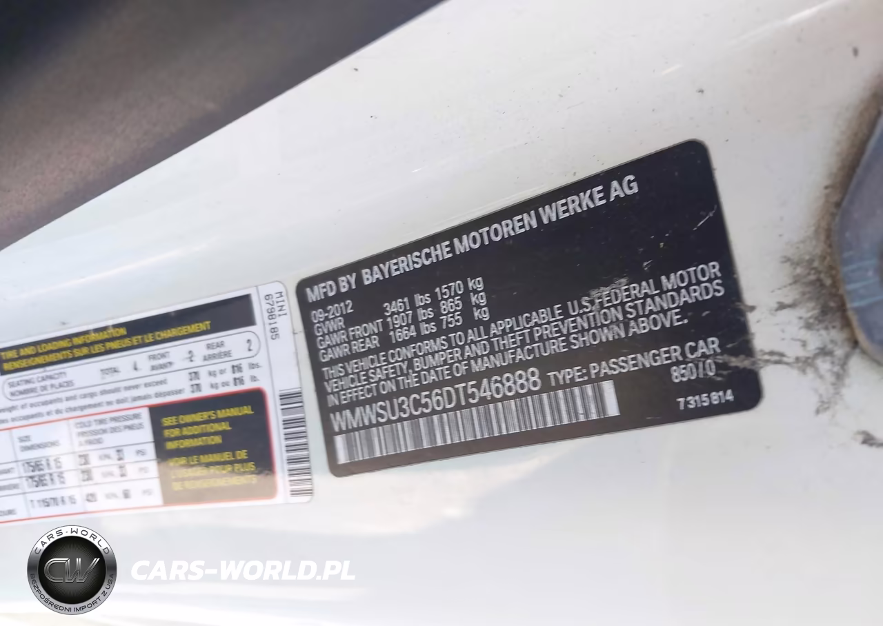 2013 Mini Hardtop Cooper VIN:WMWSU3C56DT546888 - 9