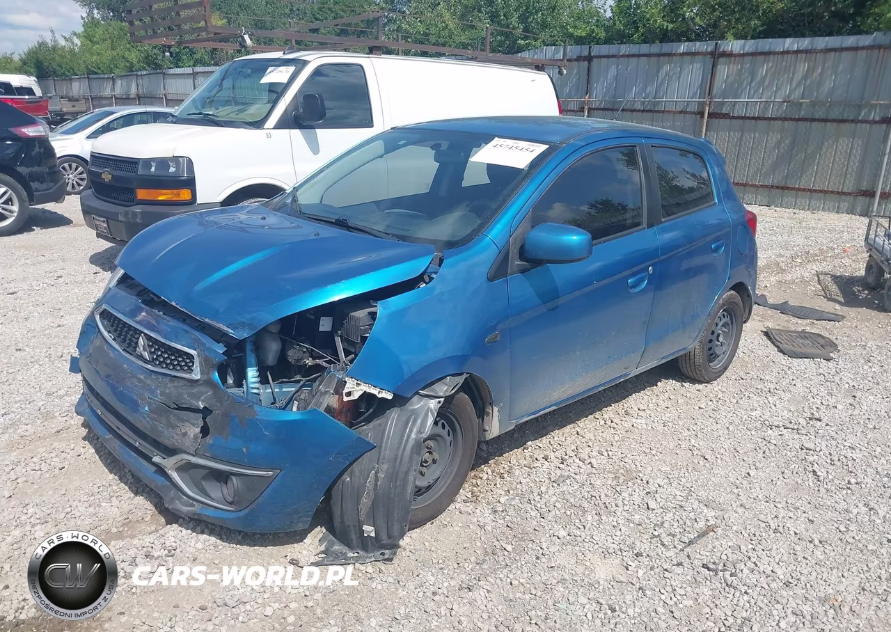 2019 Mitsubishi Mirage Es VIN:ML32A3HJ1KH000357 - 2