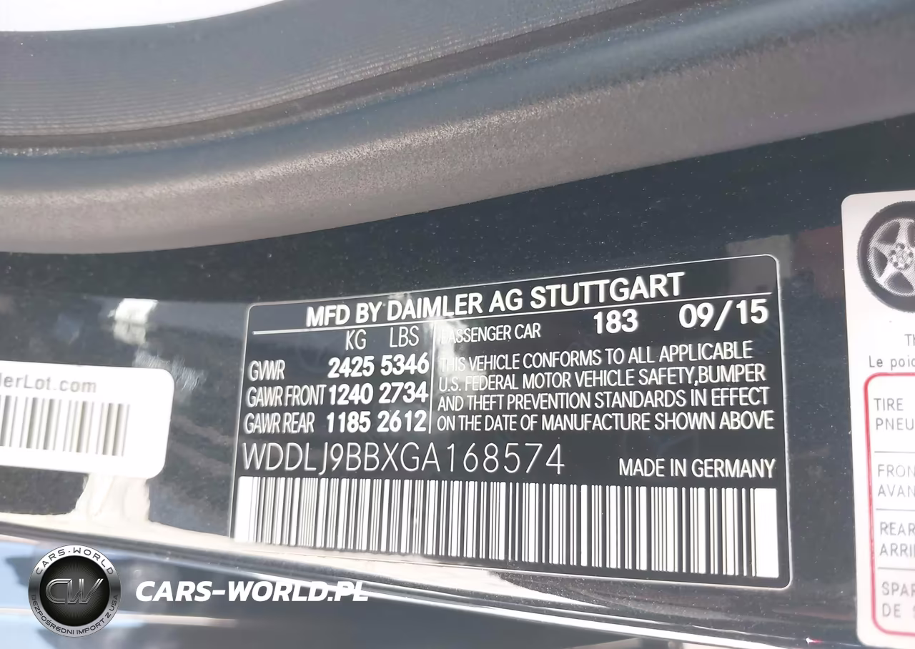 2016 Mercedes-Benz Cls 550 4Matic VIN:WDDLJ9BBXGA168574 - 9