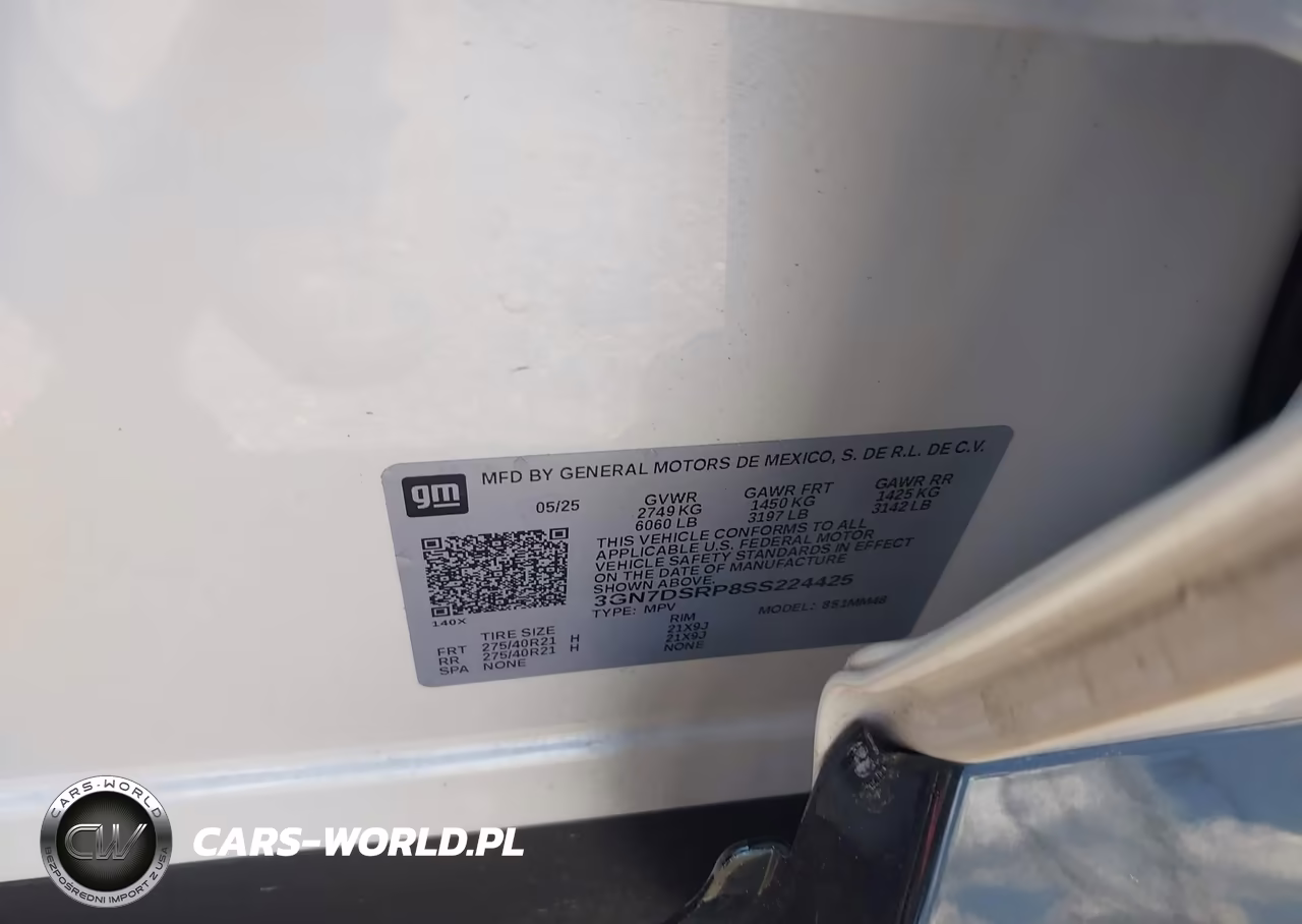 2025 Chevrolet Equinox Ev Rs VIN:3GN7DSRP8SS224425 - 9