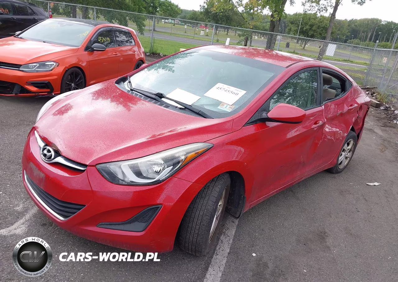 2015 Hyundai Elantra Se VIN:KMHDH4AE1FU442875 - 2