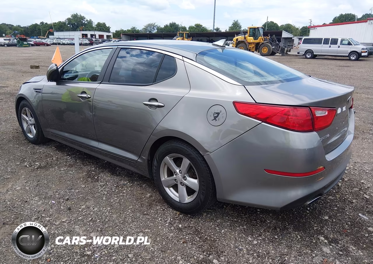 2014 Kia Optima Lx VIN:5XXGM4A76EG335596 - 3