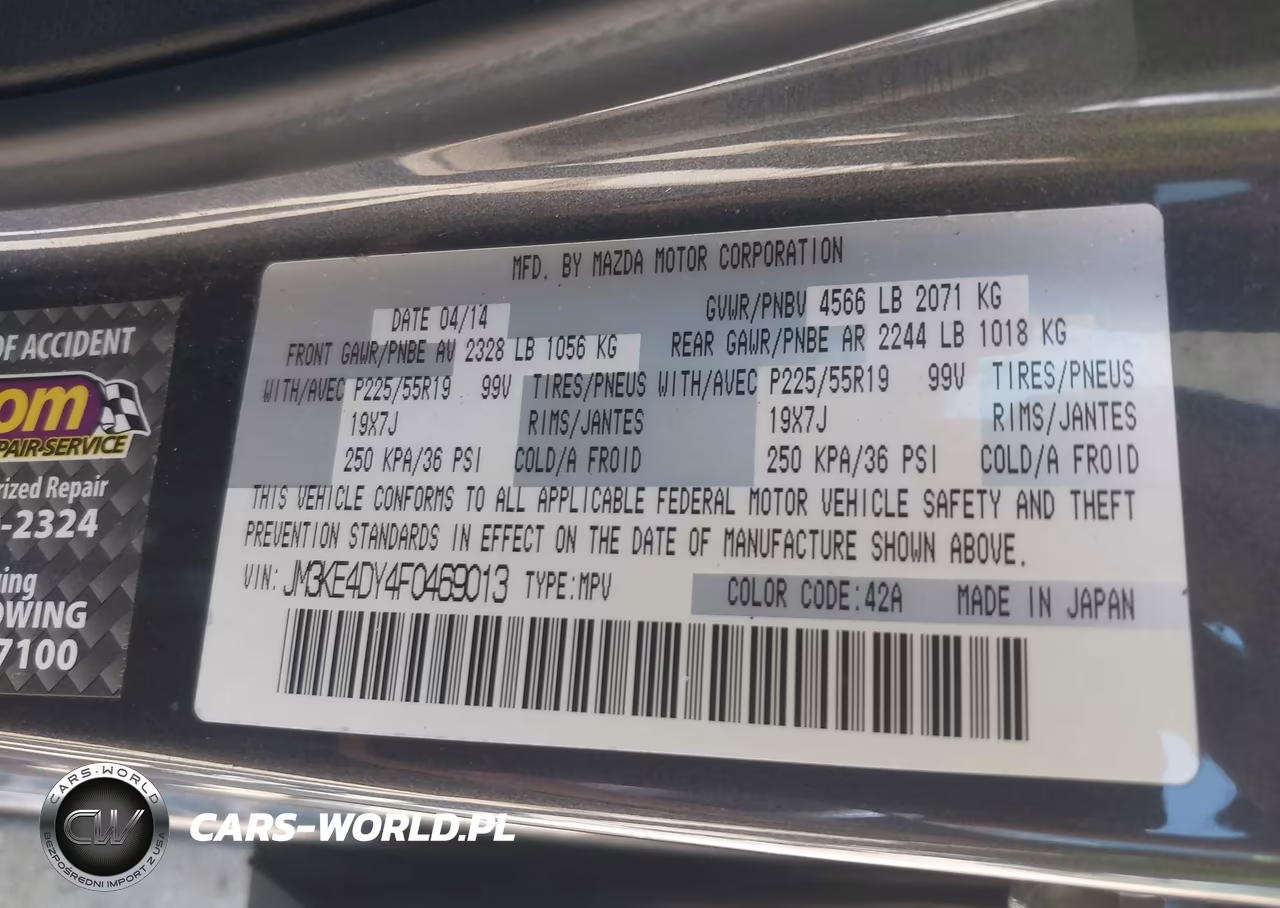 2015 Mazda Cx-5 Grand Touring VIN:JM3KE4DY4F0469013 - 9