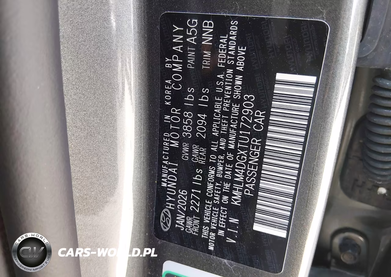 2026 Hyundai Elantra Sel Sport VIN:KMHLM4DGXTU172903 - 9