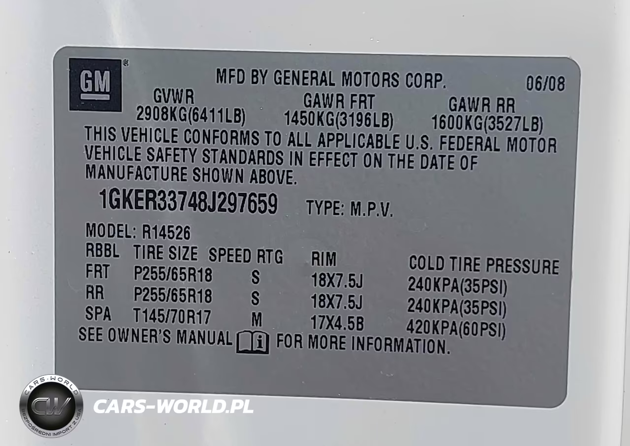 2008 GMC Acadia Slt-2 VIN:1GKER33748J297659 - 9