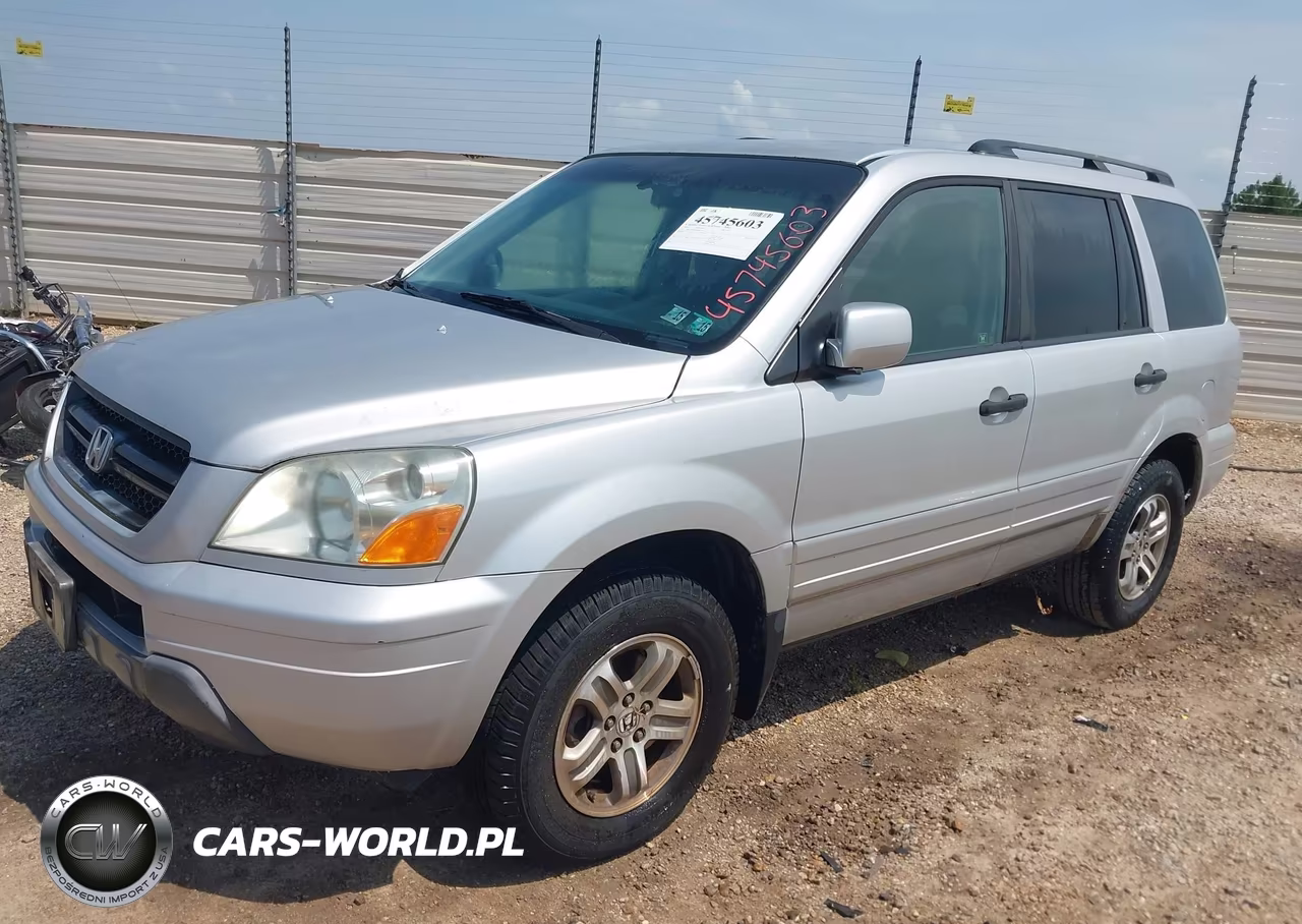 2004 Honda Pilot Ex VIN:2HKYF184948596538 - 2