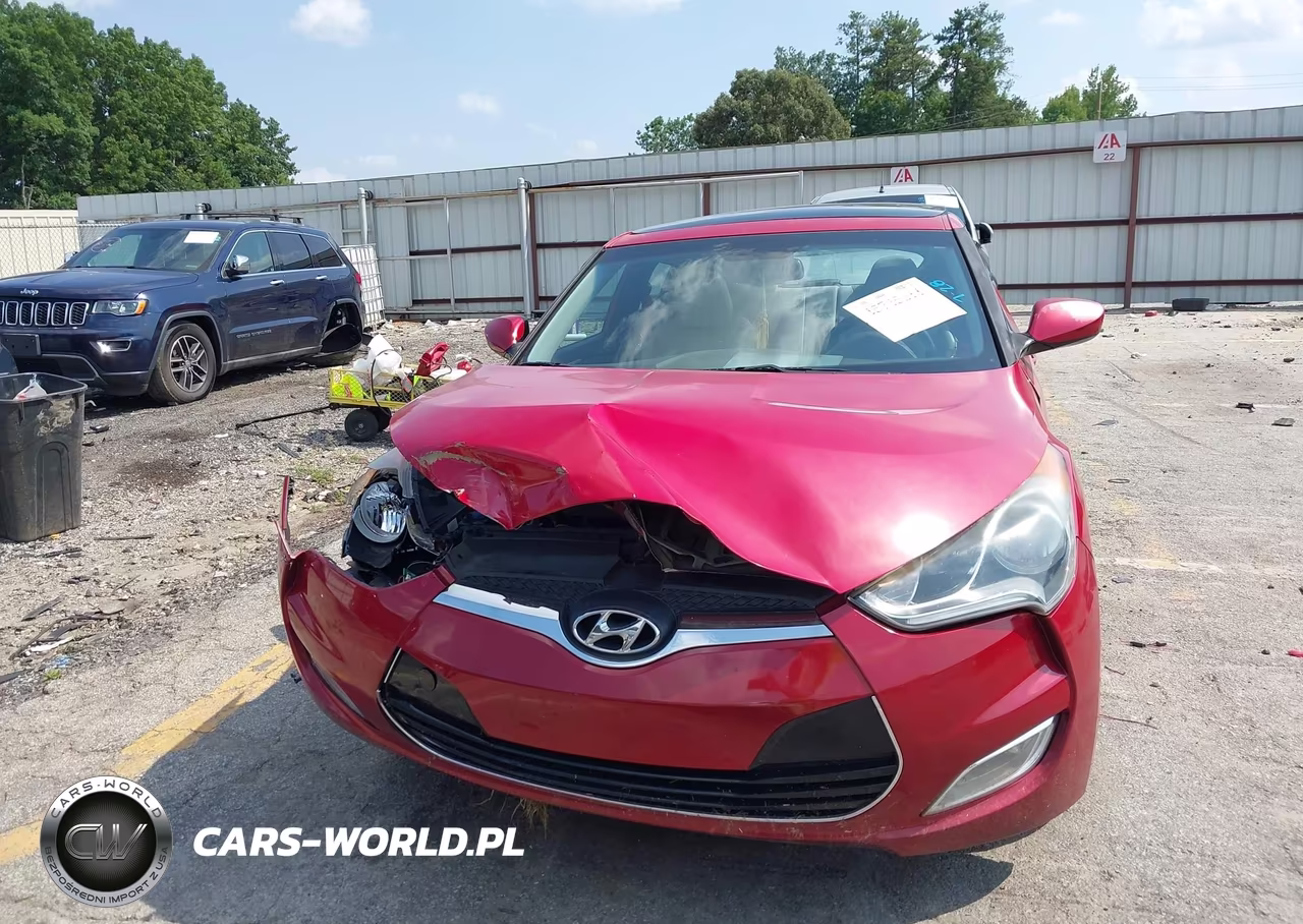 2012 Hyundai Veloster Base W-Gray VIN:KMHTC6AD2CU057527 - 12