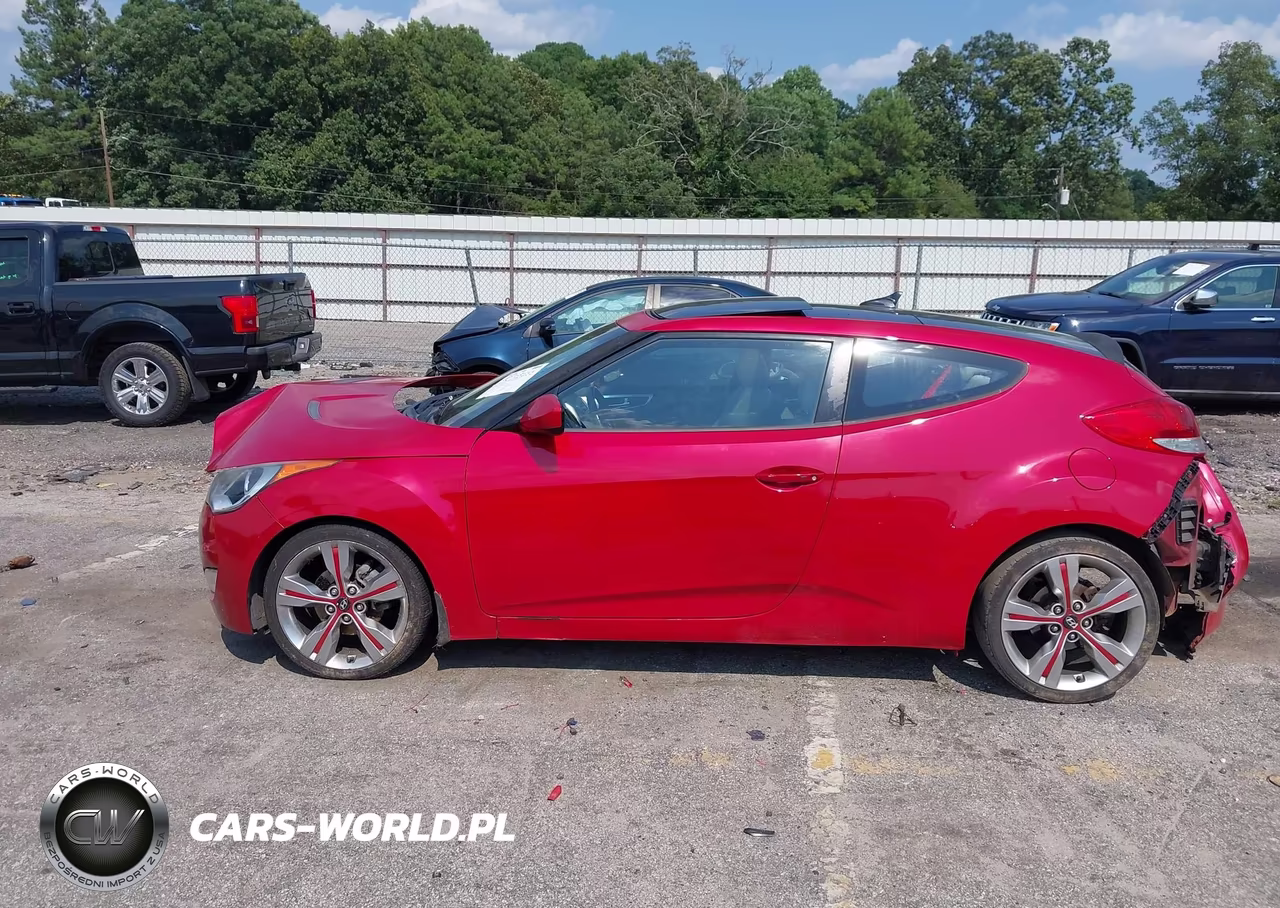 2012 Hyundai Veloster Base W-Gray VIN:KMHTC6AD2CU057527 - 14