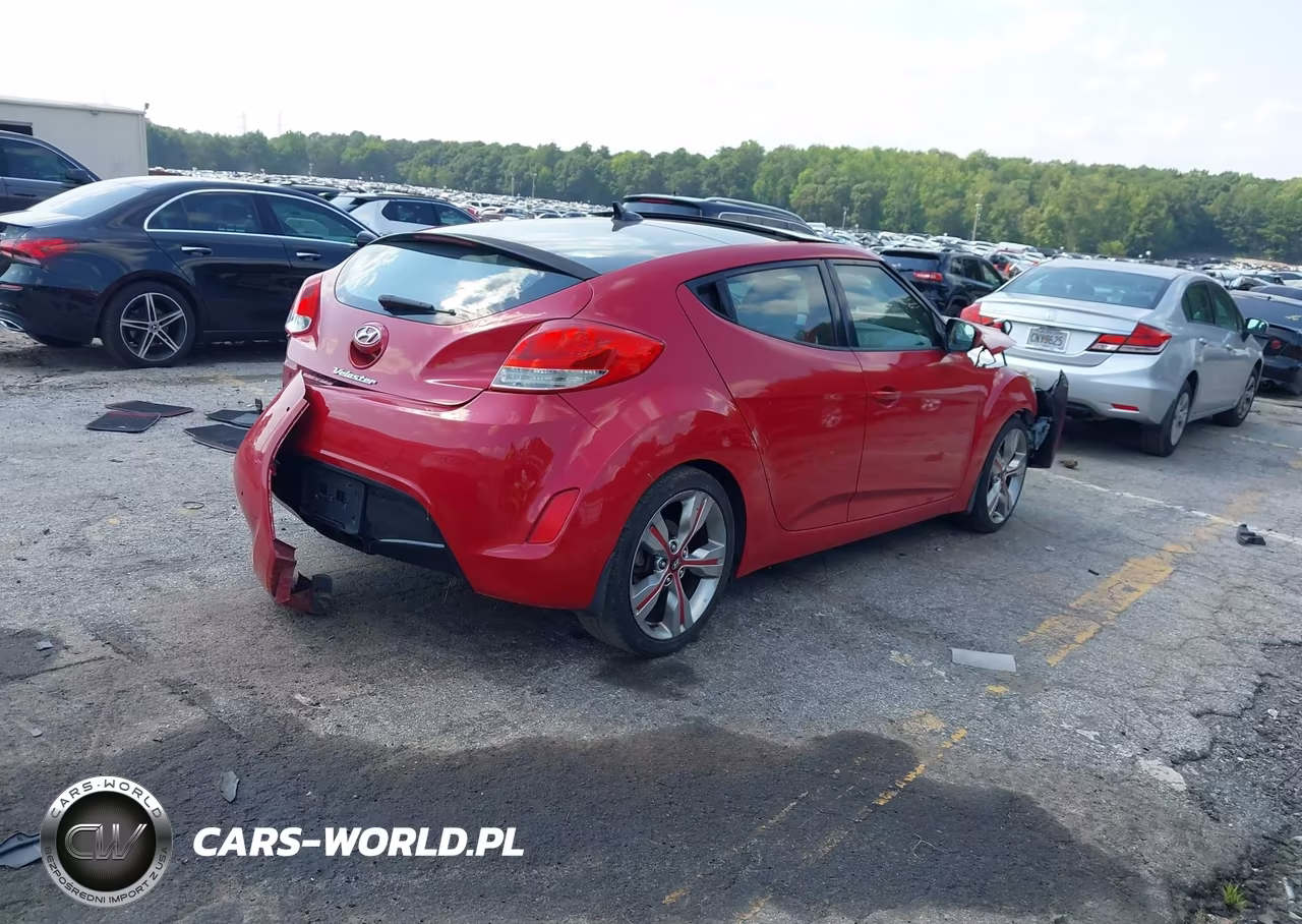 2012 Hyundai Veloster Base W-Gray VIN:KMHTC6AD2CU057527 - 4