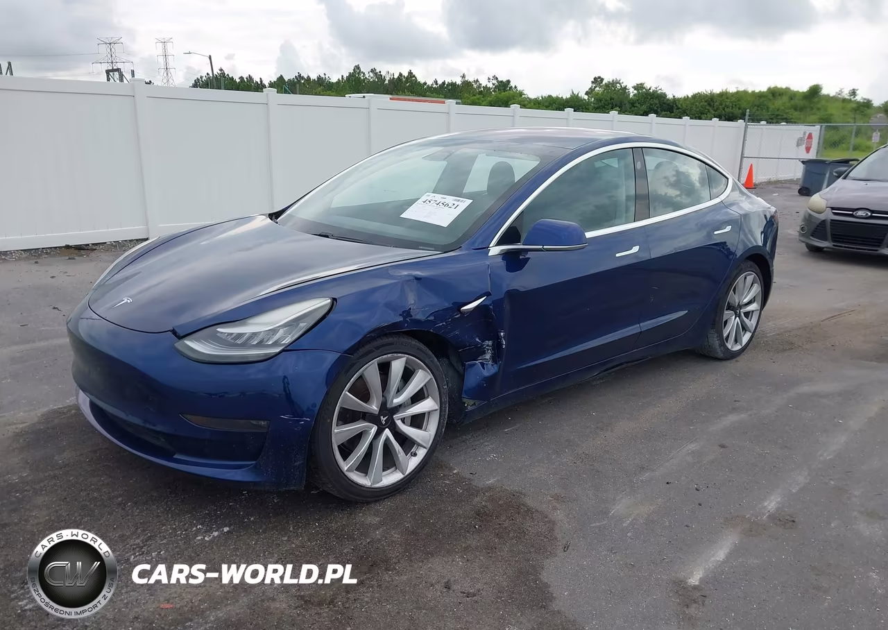 2018 Tesla Model 3 Long Range-Mid Range VIN:5YJ3E1EA5JF118313 - 2