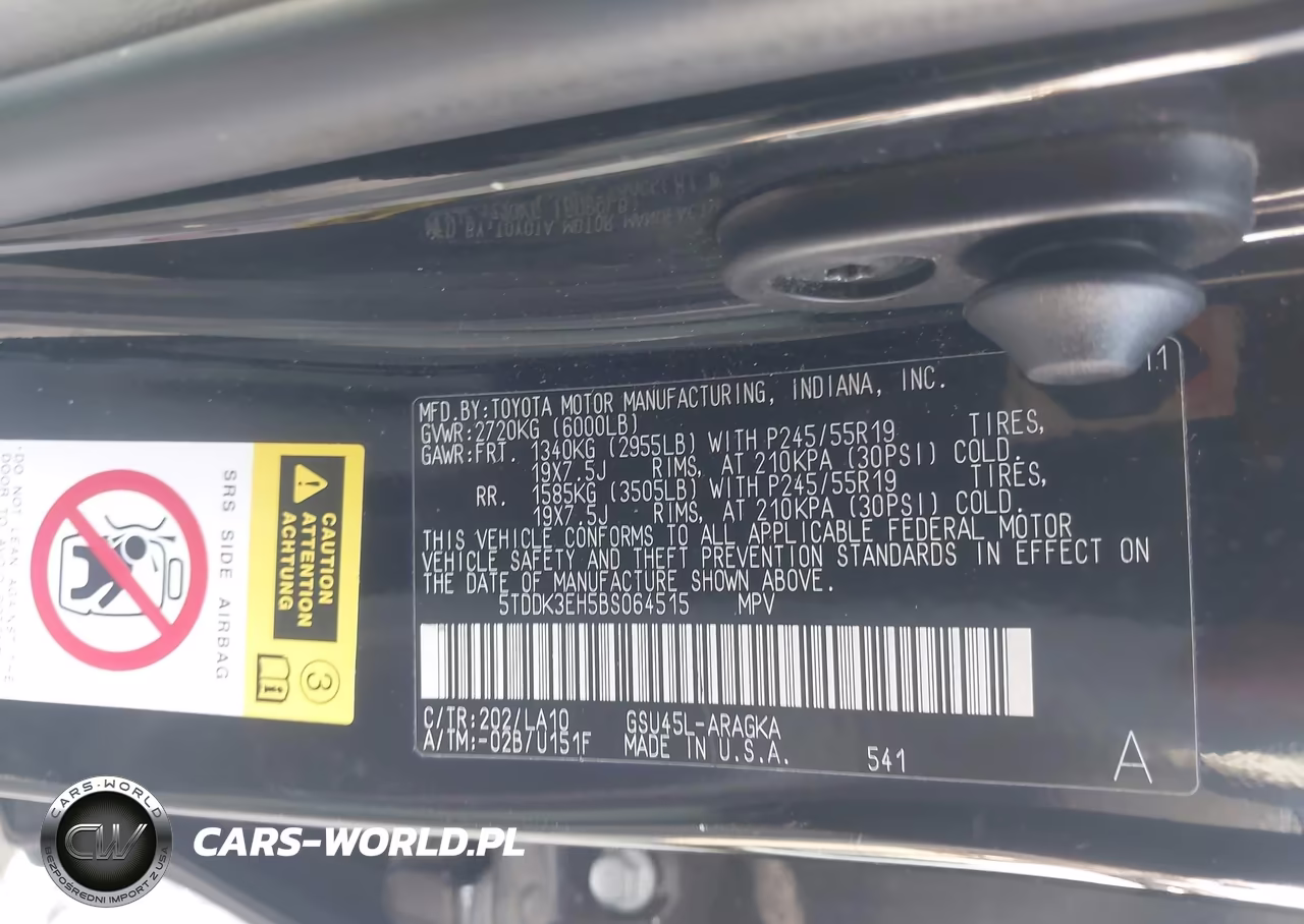 2011 Toyota Highlander Limited V6 VIN:5TDDK3EH5BS064515 - 9