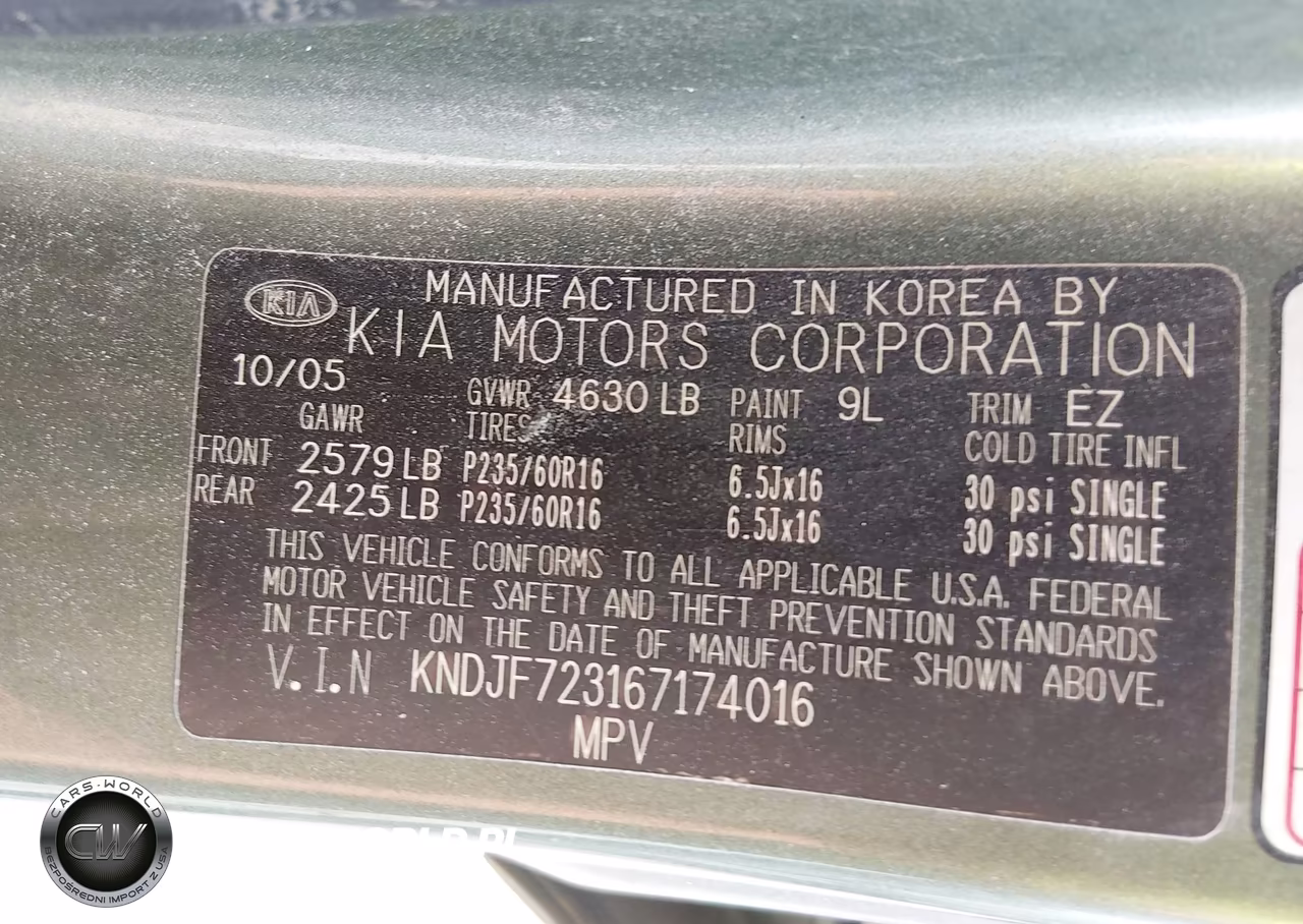2006 Kia Sportage Ex V6-Lx V6 VIN:KNDJF723167174016 - 9