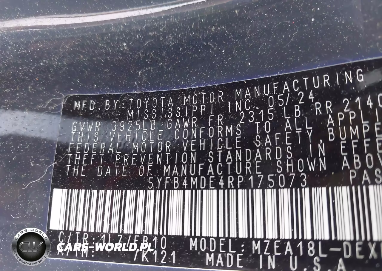 2024 Toyota Corolla Le VIN:5YFB4MDE4RP175073 - 9