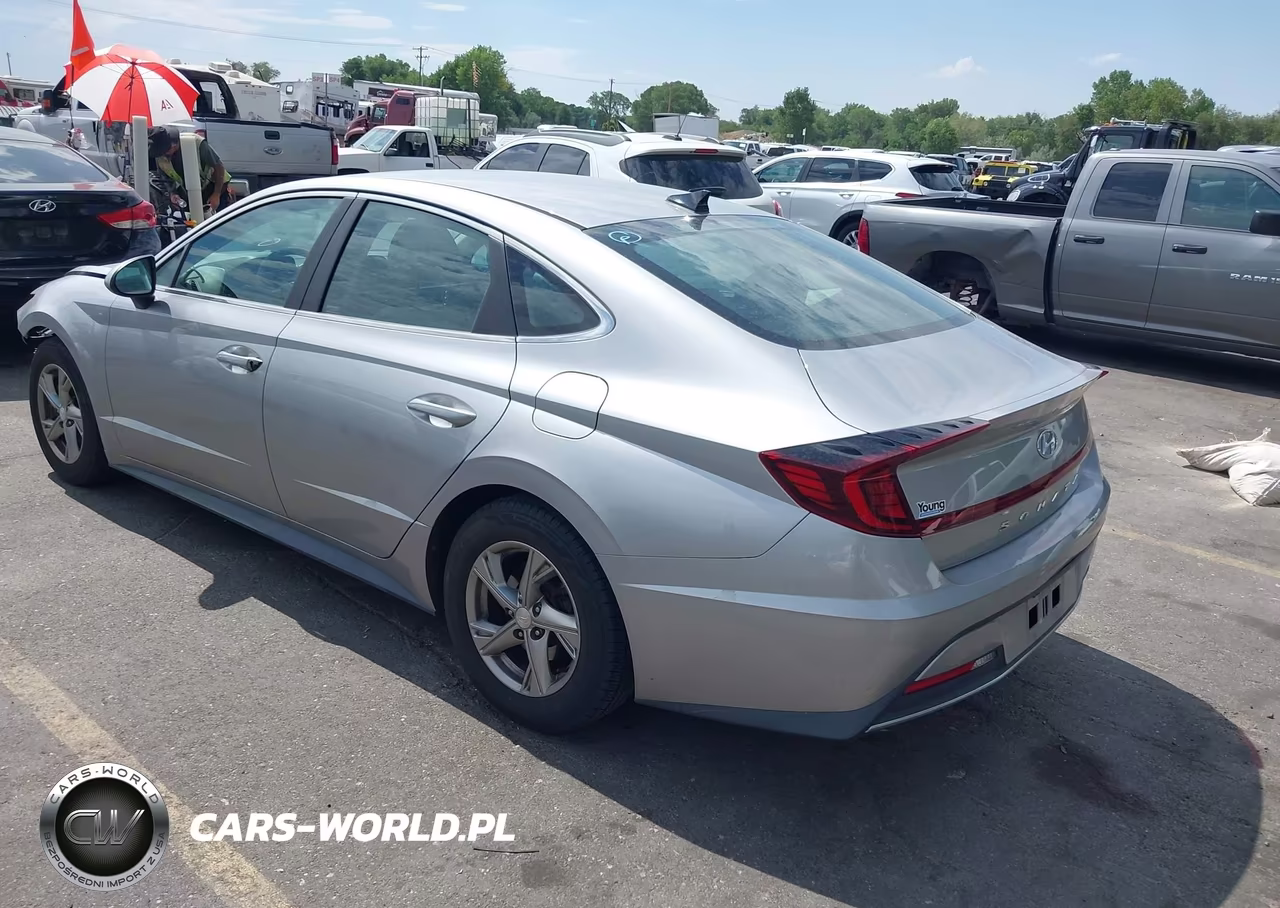 2021 Hyundai Sonata Se VIN:5NPEG4JA7MH072824 - 3