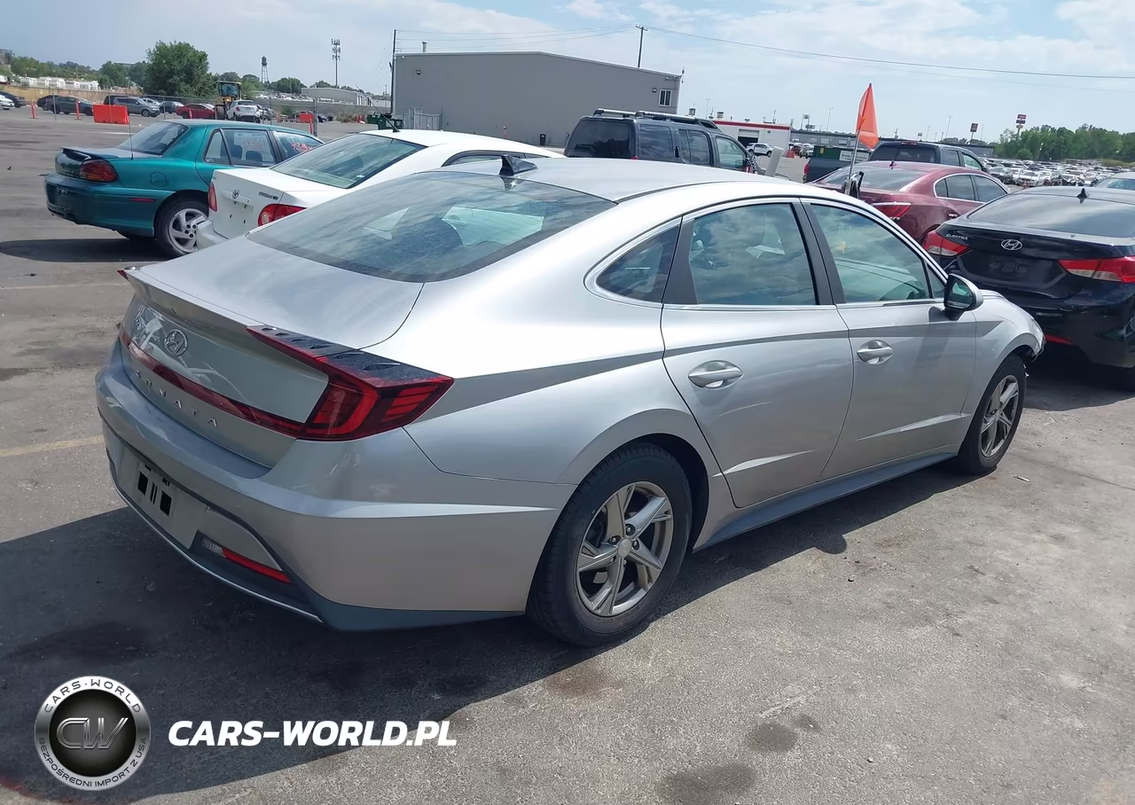 2021 Hyundai Sonata Se VIN:5NPEG4JA7MH072824 - 4