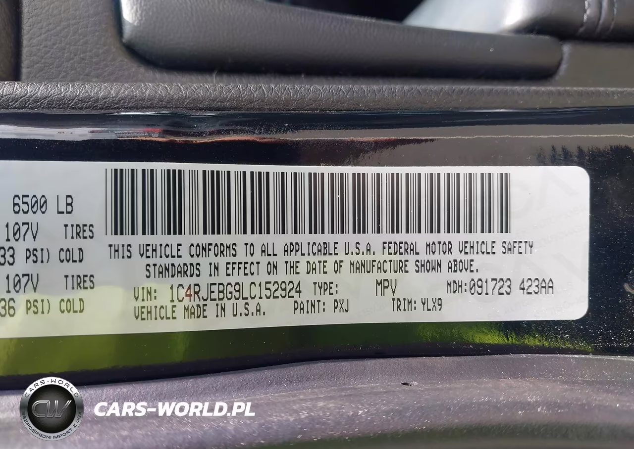 2020 Jeep Grand Cherokee Limited X 4X2 VIN:1C4RJEBG9LC152924 - 9