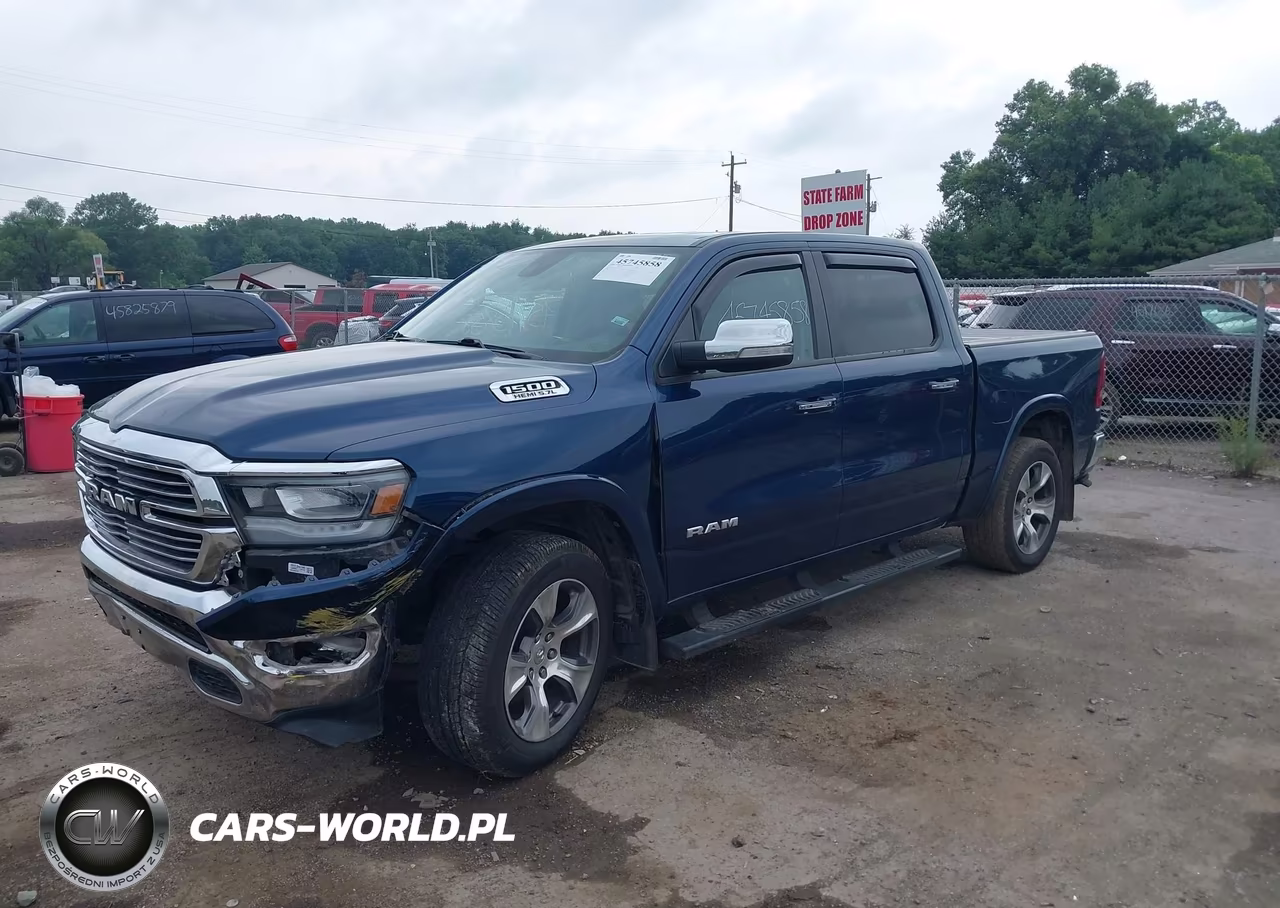 2020 Ram 1500 Laramie 4X4 5'7 Box VIN:1C6SRFJT5LN222476 - 2