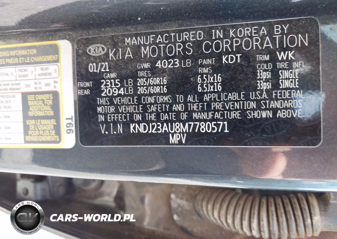 2021 Kia Soul S VIN:KNDJ23AU8M7780571 - 9